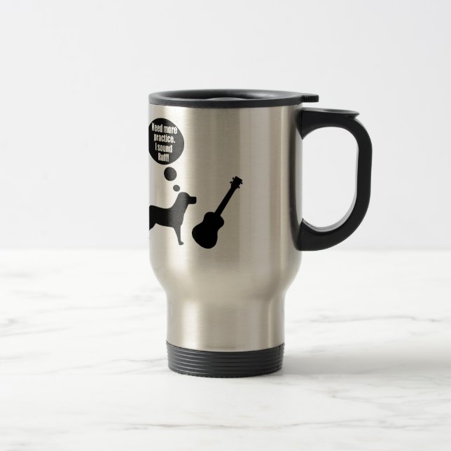 Need more practice travel mug (Right)