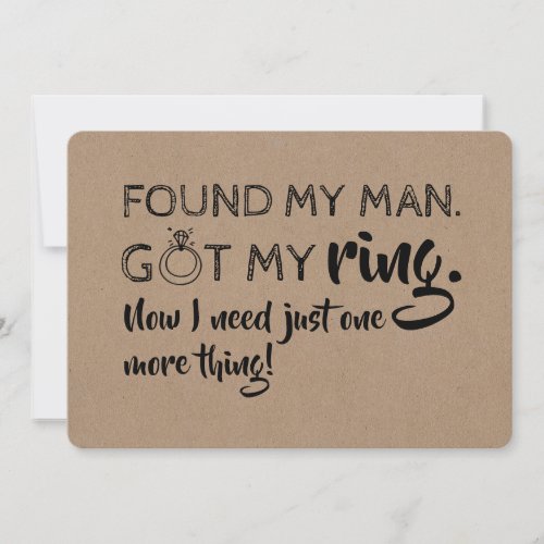 Need One More Thing Funny Bridesmaid Proposal