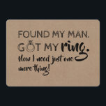 Need One More Thing Funny Bridesmaid Proposal Invitation<br><div class="desc">"FOUND MY MAN. GOT MY RING. NOW I NEED JUST ONE MORE THING!" "Will you be my Maid of honor?" Funny  "Maid of honor",  "Matron of honor",  "Personal Attendant" or "Bridesmaid" proposal cards.</div>