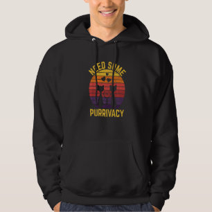Need Some Purrivacy Cat Mom Couples Cat Dad Hoodie