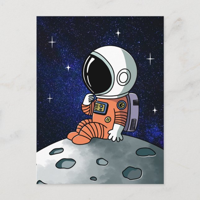 Need Space, Astronaut, Spaceman Postcard (Front)