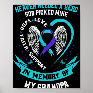 Needed A Hero God Cked My Grandpa Suicide Awaren Poster