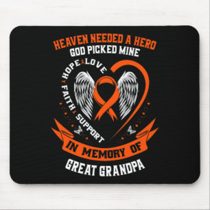 Needed A Hero God Picked My Great Grandpa Leukemia Mouse Pad