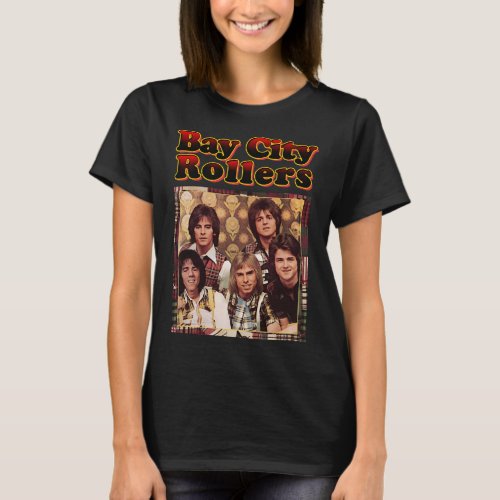 Needed Gifts Band Bay City Rollers Music Rock  Gif T_Shirt