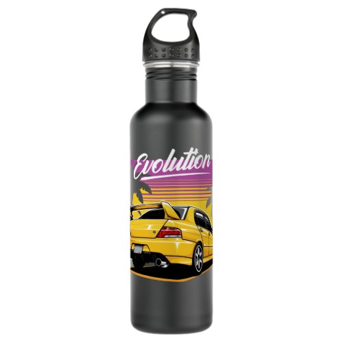 Needed Gifts Mitsubishi Evolution 8 Stainless Steel Water Bottle