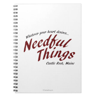 Needful Things Notebook