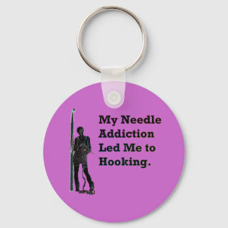 Needle Addiction Keychain