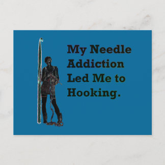Needle Addiction Postcard