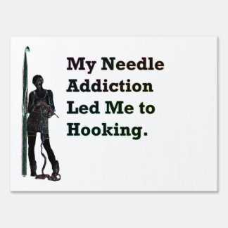 Needle Addiction Sign