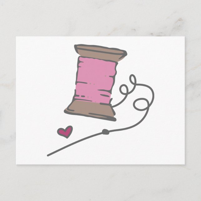 Needle And Thread Postcard (Front)