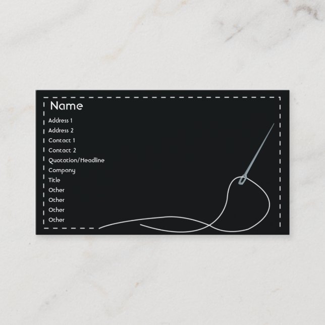Needle - Business Card (Front)