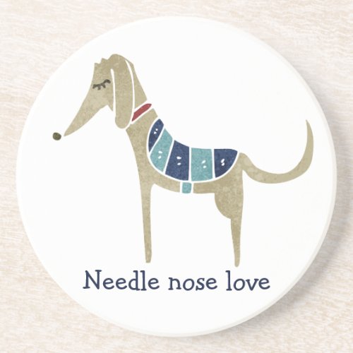 Needle nose love coaster