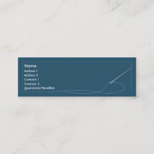 Needle - Skinny Mini Business Card