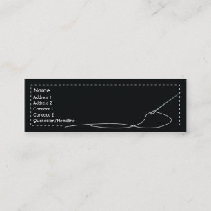 Needle - Skinny Mini Business Card