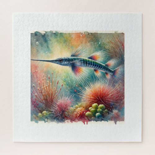 Needlefish 170624AREF102 _ Watercolor Jigsaw Puzzle