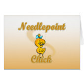 Needlepoint Chick (Front Horizontal)