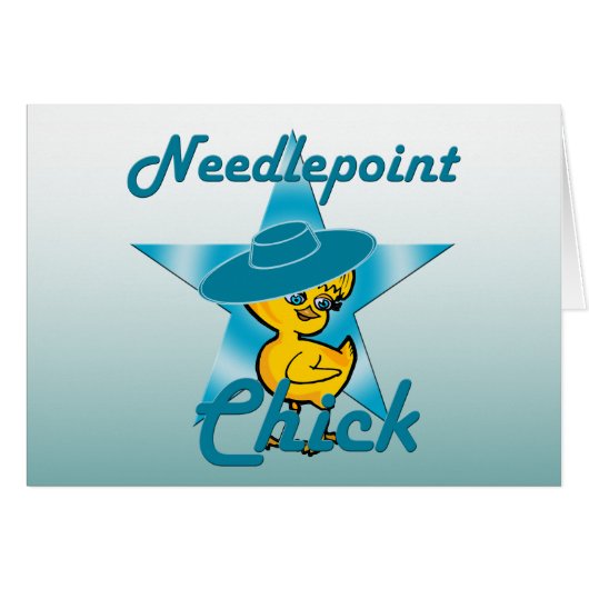 Needlepoint Chick #7 (Front Horizontal)