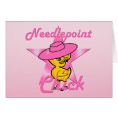 Needlepoint Chick #8 (Front Horizontal)