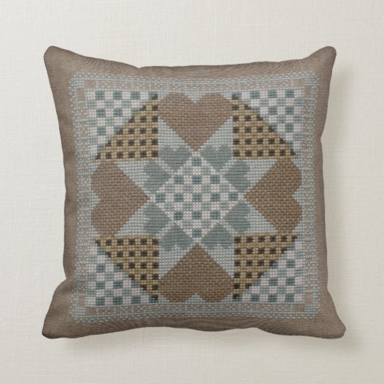 Needlepoint Throw Pillow