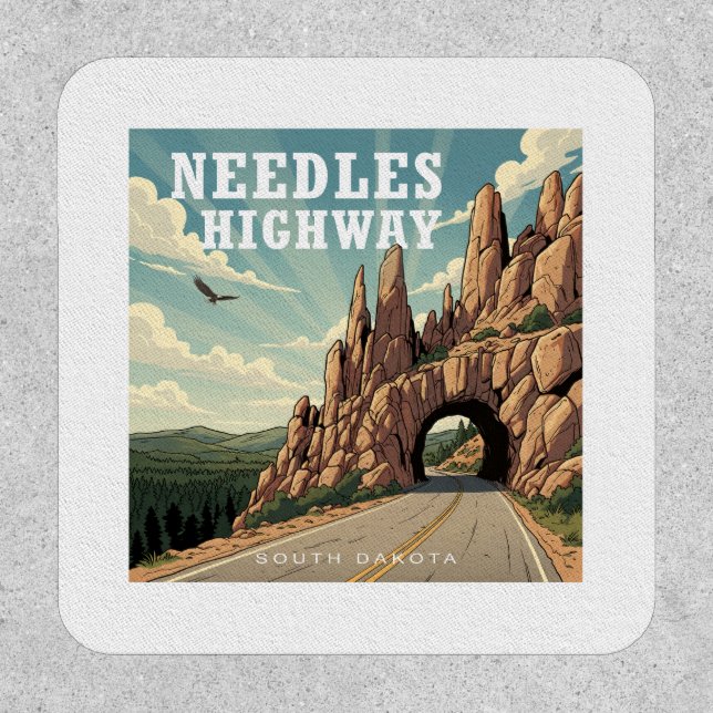 Needles Highway South Dakota Eagle Patch (Front)