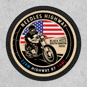 Needles Highway South Dakota Motorcycle Patch