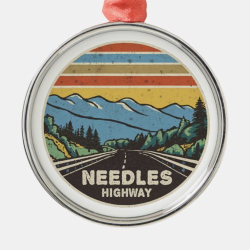 Needles Highway South Dakota Mountains Metal Ornament