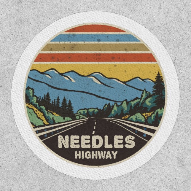 Needles Highway South Dakota Mountains Patch (Front)