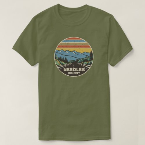 Needles Highway South Dakota Mountains T_Shirt