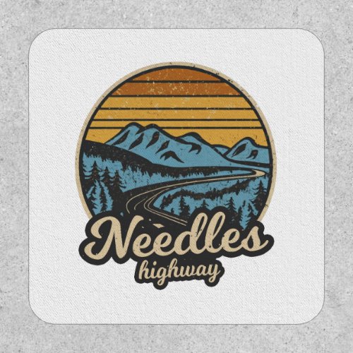 Needles Highway South Dakota Retro Patch