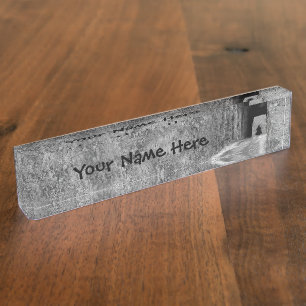 Needles Highway Tunnel Desk Name Plate