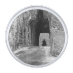 Needles Highway Tunnel Silver Finish Lapel Pin at Zazzle