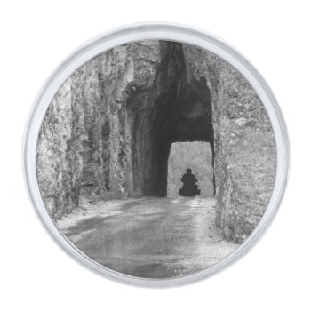 Needles Highway Tunnel Silver Finish Lapel Pin by GardenOfLife at Zazzle