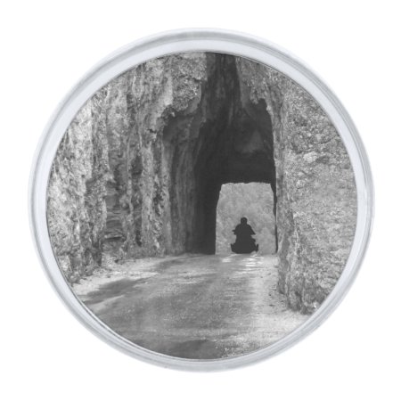 Needles Highway Tunnel Silver Finish Lapel Pin