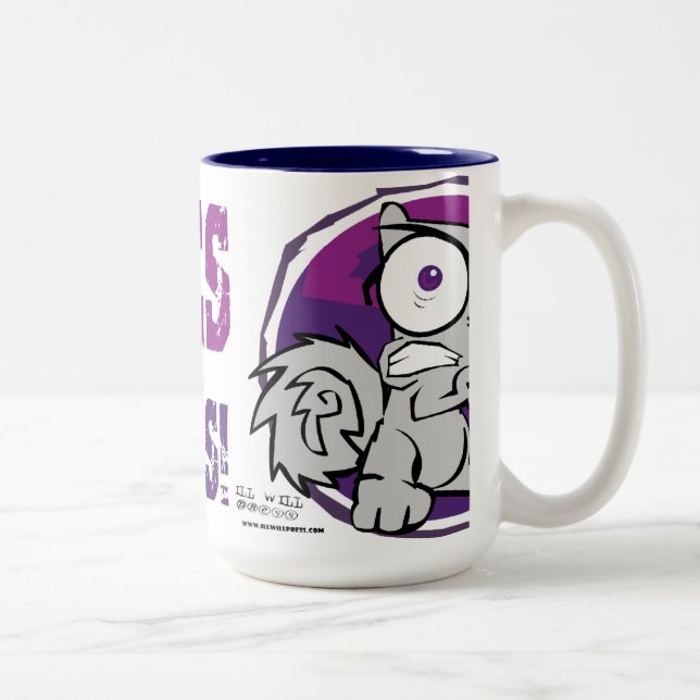 Needles In My Eyes! Pilz-E Mug (Right)