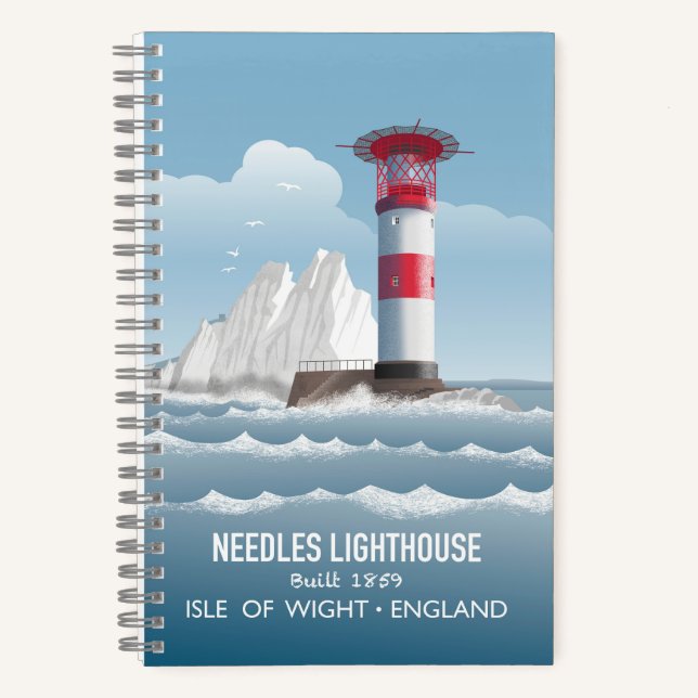 Needles Lighthouse Notebook (Front)