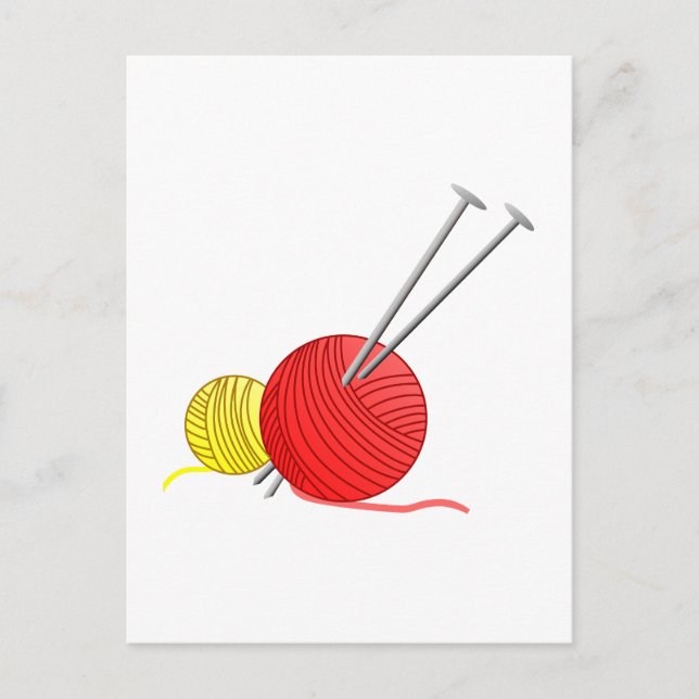 Needles & Yarn Postcard (Front)