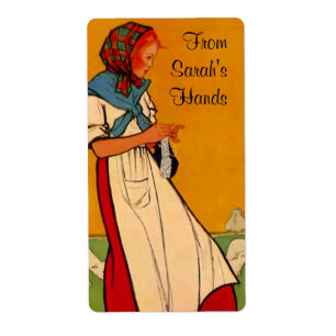 Needlework Knitting Crocheting Tatting Gift Labels