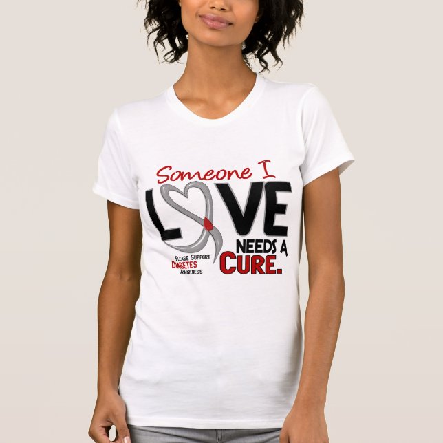 NEEDS A CURE 2 DIABETES T-Shirts & Gifts (Front)