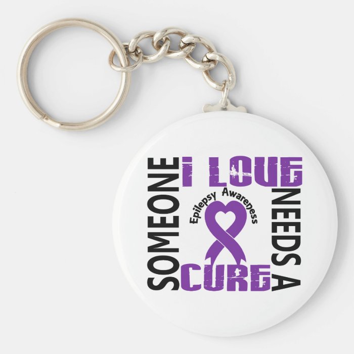 Needs A Cure 4 Epilepsy Key Chain