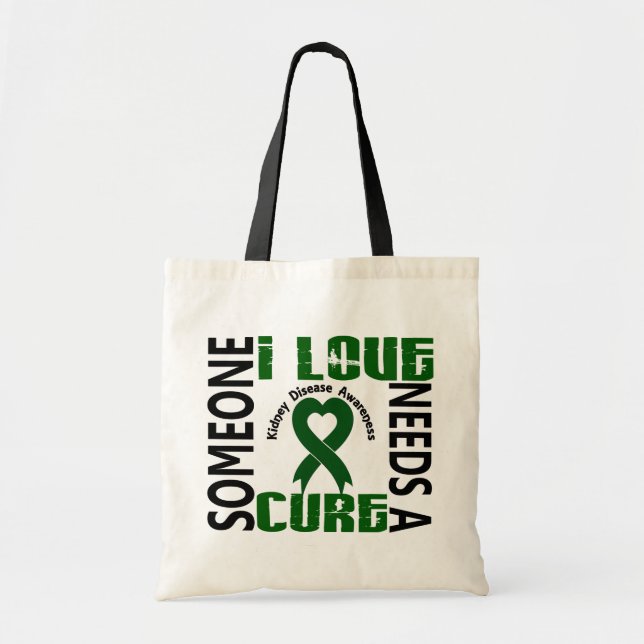 Needs A Cure 4 Kidney Disease Tote Bag (Front)