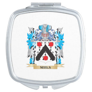 Neels Coat of Arms - Family Crest Makeup Mirror