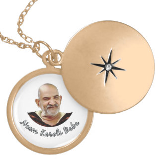 Neem karoli baba Ji Gold Plated Necklace