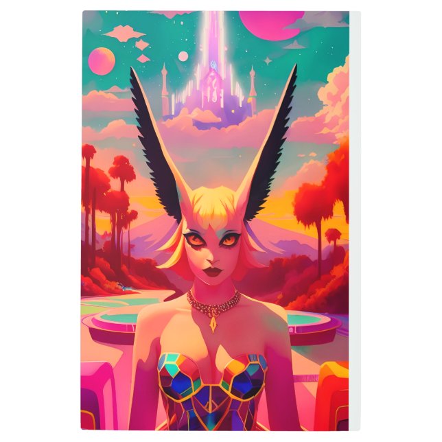 Neena, Belle of the Cannibal Pixies Metal Print (Front)