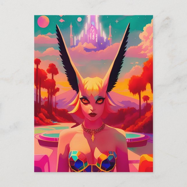 Neena, Belle of the Cannibal Pixies Postcard (Front)