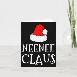 Neenee Claus Christmas Santas Pajama Family Matchi Card