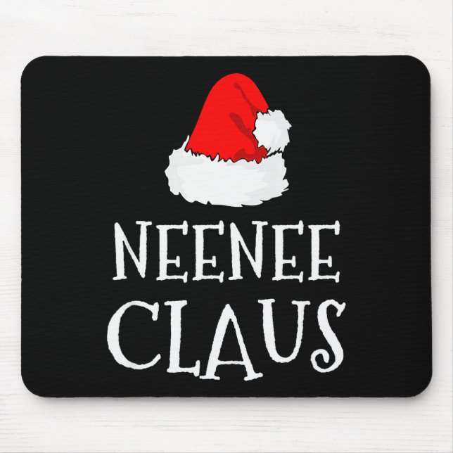 Neenee Claus Christmas Santas Pajama Family Matchi Mouse Pad (Front)