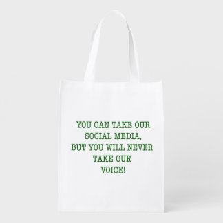 Neer Take Our Voice! Grocery Bag