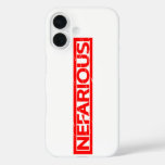 Nefarious Stamp iPhone 16 Case