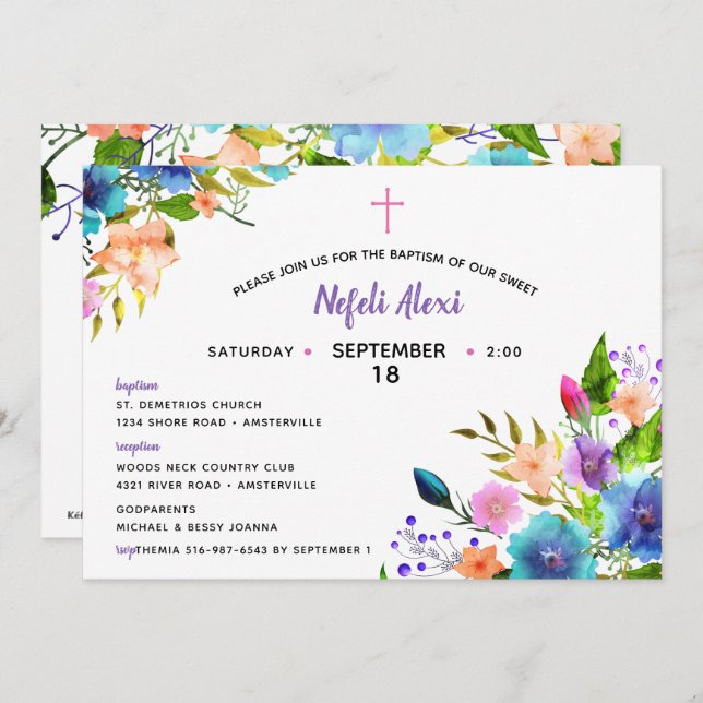 Nefeli Invitation (Front/Back)