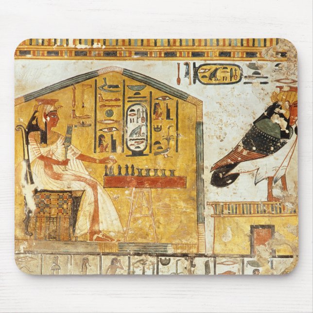 Nefertari playing senet mouse pad (Front)